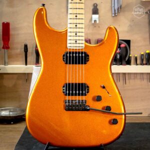 Guitare Garage Modèle S Candy Tangerine Black Series - Stock B