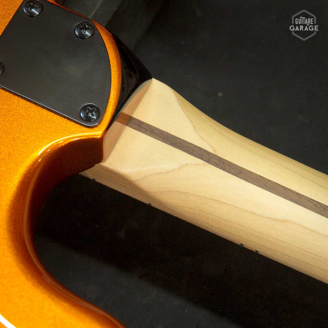 Guitare Garage Modèle S Candy Tangerine Black Series - Stock B
