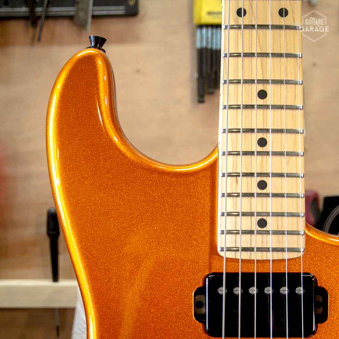 Guitare Garage Modèle S Candy Tangerine Black Series - Stock B