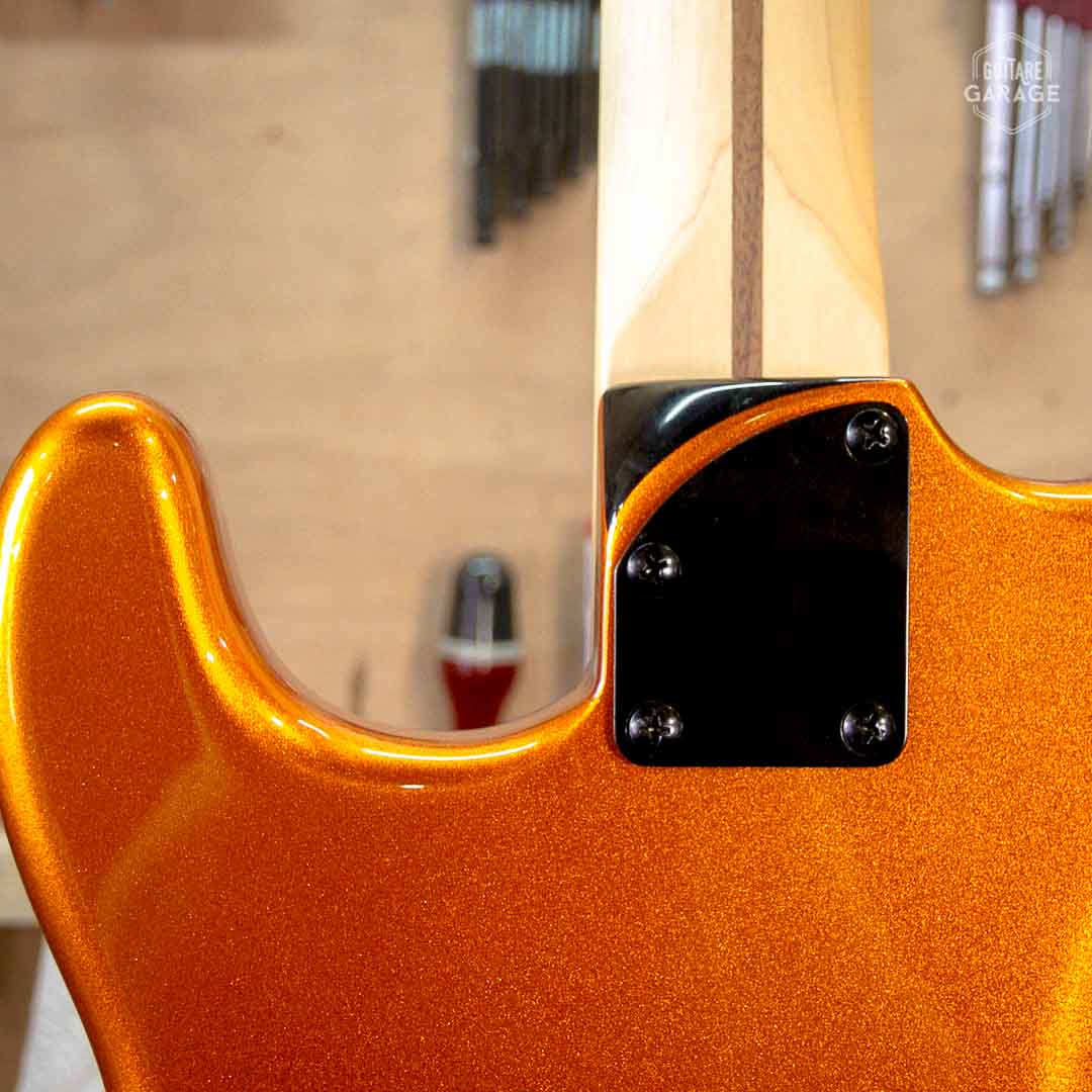 Guitare Garage Modèle S Candy Tangerine Black Series - Stock B