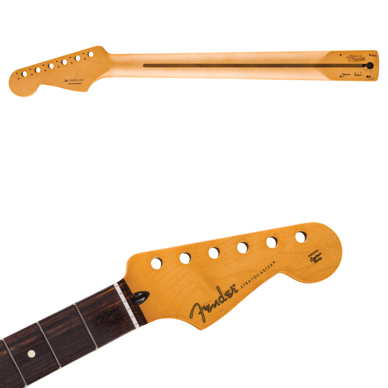 Manche Stratocaster Fender Player II verni touche Palissandre 22 frettes radius 9,5