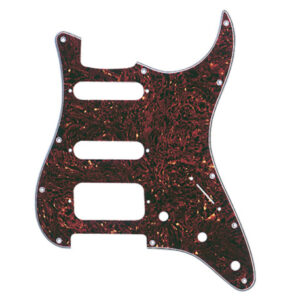 PICKGUARD FENDER® STRATOCASTER® HSS 11 TROUS TORTOISE SHELL 4 PLIS