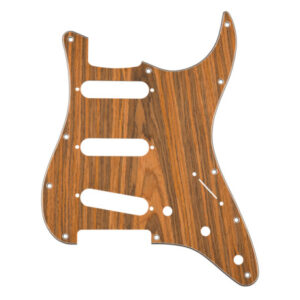 PICKGUARD FENDER® POUR STRATOCASTER MODERNE SSS EN PALISSANDRE 5 PLIS 8 TROUS
