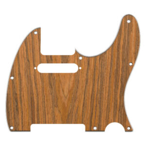 PICKGUARD FENDER® POUR TELECASTER MODERNE EN PALISSANDRE 5 PLIS 8 TROUS