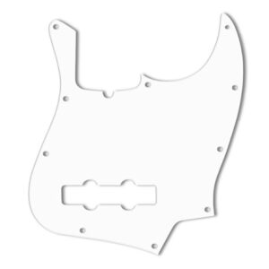 WD® CUSTOM PICKGUARD JAZZ BASS® AMERICAN STANDARD BLANC 3 PLIS