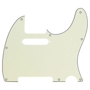 PICKGUARD FENDER® POUR TELECASTER® MODERNE MINT GREEN 3 PLIS 8 TROUS
