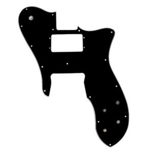WD® CUSTOM PICKGUARD VINTAGE TELE® CUSTOM 1972-1981 3 PLIS NOIR