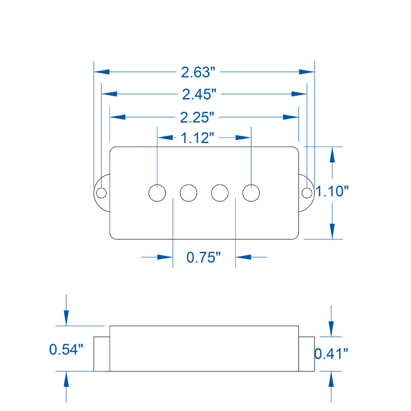 Micro Precision Bass Lollar Split Coil